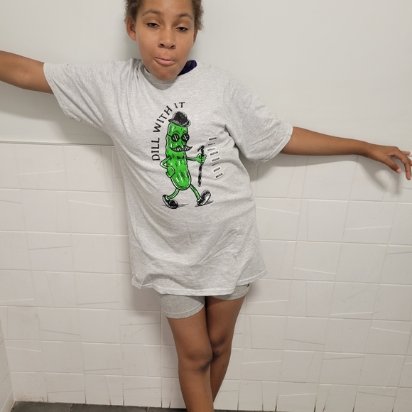 Dill With It Pickle T-Shirt Adult Mens NEW NWT Various Sizes Available - Picture 8 of 9